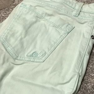 Teal Express Jeans